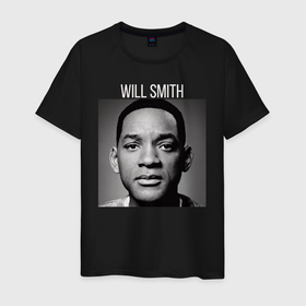 Мужская футболка хлопок с принтом Will Smith в Белгороде, 100% хлопок | прямой крой, круглый вырез горловины, длина до линии бедер, слегка спущенное плечо. | will smith | американский актёр | известные люди | режиссер | репер | уилл смит | хип хоп исполнитель