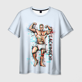 Мужская футболка 3D с принтом Billie Herrington Гачимучи , 100% полиэфир | прямой крой, круглый вырез горловины, длина до линии бедер | billie herrington gachimuchi | gachimuchi | актер | гачимучи | интернет мем | мем