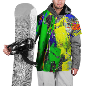 Накидка на куртку 3D с принтом Брызги красок | Grunge Paints в Екатеринбурге, 100% полиэстер |  | abstract | color | dye | grunge | grunge paints | paint | paints | splashes of paint | texture | абстракция | брызги | брызги красок | гранж | колорит | краски | текстура