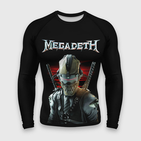 Мужской рашгард 3D с принтом Megadeth в Курске,  |  | megadeth | metal | trash metal | группы | метал | музыка | рок | треш метал
