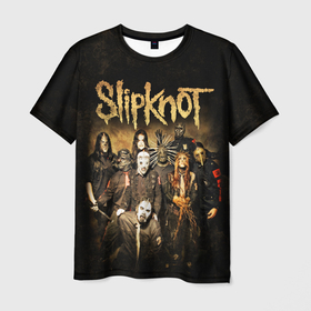 Мужская футболка 3D с принтом Slipknot в Петрозаводске, 100% полиэфир | прямой крой, круглый вырез горловины, длина до линии бедер | slipknot | we are not your kind | альтернативный метал | грув метал | группы | метал | музыка | ню метал | слипнот