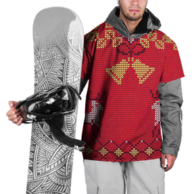 Накидка на куртку 3D с принтом Олени , 100% полиэстер |  | Тематика изображения на принте: арт | вязаный рисунок | вязь | колокольчик | колокольчики | новый год | ночь | олени | олень | рисунок | рога | рождество | снег | снеговик | снеговики | снежинка | снежинки