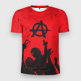 Мужская футболка 3D спортивная с принтом АНАРХИЯ | СВОБОДА (Z) в Белгороде, 100% полиэстер с улучшенными характеристиками | приталенный силуэт, круглая горловина, широкие плечи, сужается к линии бедра | anarchy | riot | rock | анархия | бунт | знаки | музыка | панки | рок | свобода | символ | символика