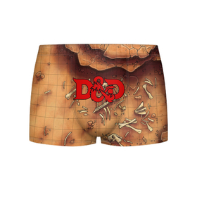 Мужские трусы 3D с принтом Dungeons and Dragons | DD , 50% хлопок, 50% полиэстер | классическая посадка, на поясе мягкая тканевая резинка | dd | dragon | dungeons and dragons | днд | дракон | драконы | подземелья и драконы