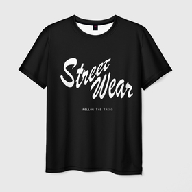 Мужская футболка 3D с принтом Уличная одежда в Курске, 100% полиэфир | прямой крой, круглый вырез горловины, длина до линии бедер | английская фраза | молодежный | стиль | тренд | хайп