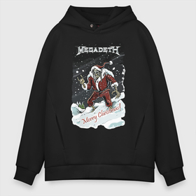Мужское худи Oversize хлопок с принтом Merry Christmas, Megadeth в Екатеринбурге, френч-терри — 70% хлопок, 30% полиэстер. Мягкий теплый начес внутри —100% хлопок | боковые карманы, эластичные манжеты и нижняя кромка, капюшон на магнитной кнопке | Тематика изображения на принте: gesture | heavy metal | holiday | megadeth | merry christmas | new year | skeleton | skull | sky | snow | жест | новый год | праздник | рождество | рок | скелет | череп