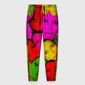 Мужские брюки 3D с принтом Crazy Kim Kardashian , 100% полиэстер | манжеты по низу, эластичный пояс регулируется шнурком, по бокам два кармана без застежек, внутренняя часть кармана из мелкой сетки | kardashianfamily | ким кардашьян | мем | реалити | реалитишоу | семейство