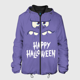Мужская куртка 3D с принтом HAPPY HALLOWEEN в Белгороде, ткань верха — 100% полиэстер, подклад — флис | прямой крой, подол и капюшон оформлены резинкой с фиксаторами, два кармана без застежек по бокам, один большой потайной карман на груди. Карман на груди застегивается на липучку | halloween | holiday | pumpkin | samayn | vampire | zombie | вампир | ведьма | вечеринка | день всех святых | зомби | карнавал | маскарад | мертвец | оборотень | привидение | самайн | светильник джека | страшный джек | труп