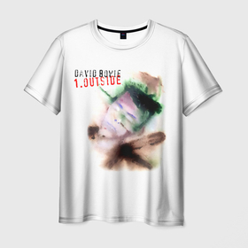 Мужская футболка 3D с принтом Outside   David Bowie в Белгороде, 100% полиэфир | прямой крой, круглый вырез горловины, длина до линии бедер | david bowie | альтернативный | арт | боуи | глэм | девид | джаз | дэвед | дэвид | музыка | музыкант | певец | поп | психоделический | рок | соул | хард | экспериментальный | электронная | эмбиент