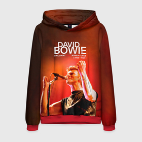 Мужская толстовка 3D с принтом Brilliant Live Adventures   David Bowie в Белгороде, 100% полиэстер | двухслойный капюшон со шнурком для регулировки, мягкие манжеты на рукавах и по низу толстовки, спереди карман-кенгуру с мягким внутренним слоем. | david bowie | альтернативный | арт | боуи | глэм | девид | джаз | дэвед | дэвид | музыка | музыкант | певец | поп | психоделический | рок | соул | хард | экспериментальный | электронная | эмбиент