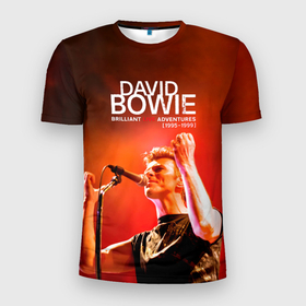 Мужская футболка 3D Slim с принтом Brilliant Live Adventures   David Bowie в Санкт-Петербурге, 100% полиэстер с улучшенными характеристиками | приталенный силуэт, круглая горловина, широкие плечи, сужается к линии бедра | david bowie | альтернативный | арт | боуи | глэм | девид | джаз | дэвед | дэвид | музыка | музыкант | певец | поп | психоделический | рок | соул | хард | экспериментальный | электронная | эмбиент