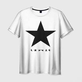 Мужская футболка 3D с принтом Blackstar   David Bowie в Санкт-Петербурге, 100% полиэфир | прямой крой, круглый вырез горловины, длина до линии бедер | david bowie | альтернативный | арт | боуи | глэм | девид | джаз | дэвед | дэвид | музыка | музыкант | певец | поп | психоделический | рок | соул | хард | экспериментальный | электронная | эмбиент