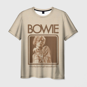 Мужская футболка 3D с принтом Im Only Dancing   David Bowie в Санкт-Петербурге, 100% полиэфир | прямой крой, круглый вырез горловины, длина до линии бедер | david bowie | альтернативный | арт | боуи | глэм | девид | джаз | дэвед | дэвид | музыка | музыкант | певец | поп | психоделический | рок | соул | хард | экспериментальный | электронная | эмбиент