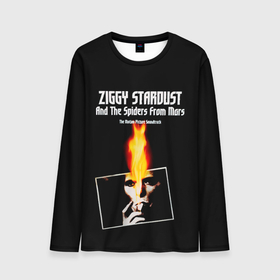 Мужской лонгслив 3D с принтом Ziggy Stardust: The Motion Picture   David Bowie в Санкт-Петербурге, 100% полиэстер | длинные рукава, круглый вырез горловины, полуприлегающий силуэт | david bowie | альтернативный | арт | боуи | глэм | девид | джаз | дэвед | дэвид | музыка | музыкант | певец | поп | психоделический | рок | соул | хард | экспериментальный | электронная | эмбиент
