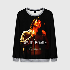 Мужской свитшот 3D с принтом VH1 Storytellers   David Bowie в Санкт-Петербурге, 100% полиэстер с мягким внутренним слоем | круглый вырез горловины, мягкая резинка на манжетах и поясе, свободная посадка по фигуре | Тематика изображения на принте: david bowie | альтернативный | арт | боуи | глэм | девид | джаз | дэвед | дэвид | музыка | музыкант | певец | поп | психоделический | рок | соул | хард | экспериментальный | электронная | эмбиент