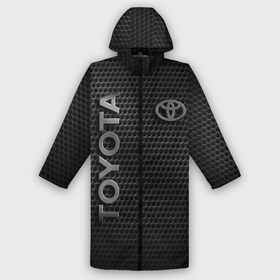 Дождевик унисекс 3D с принтом TOYOTA STEEL HONEYCOMBS в городе Новоалтайск,  |  | toyota | авто | автомобиль | логотип | марка | машина | надпись | соты | сталь | текстура | тоета | тойота