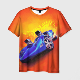 Мужская футболка 3D с принтом Hot Wheels. Хот Вилс , 100% полиэфир | прямой крой, круглый вырез горловины, длина до линии бедер | auto | avto | car | game | hot | hotweels | race | weels | wheels | авто | автоспорт | гонки | игра | игрушка | машина | модель | хот вилс