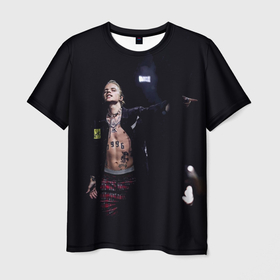 Мужская футболка 3D с принтом Фараон на концерте , 100% полиэфир | прямой крой, круглый вырез горловины, длина до линии бедер | dead dynasty | hip hop | pharaon | rap | rep | глеб голубин | исполнители | исполнитель | музыка | реп | фара | фараон