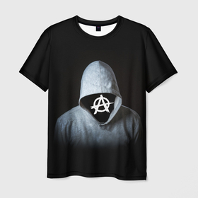 Мужская футболка 3D с принтом АНАРХИЯ | ANARCHY (Z) в Кировске, 100% полиэфир | прямой крой, круглый вырез горловины, длина до линии бедер | anarchy | riot | rock | анархизм | анархистская символика | анархия | безвластие | безначалие | безначальство | бунт | знаки | музыка | независимость | неподвластность | панки | рок | символ