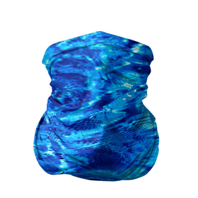Бандана-труба 3D с принтом Голубая Вода (Текстура) в Кировске, 100% полиэстер, ткань с особыми свойствами — Activecool | плотность 150‒180 г/м2; хорошо тянется, но сохраняет форму | blue | ocean | pool | sea | бассейн | вода | волны | лето | море | океан | текстура | узоры