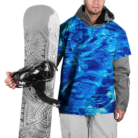 Накидка на куртку 3D с принтом Голубая Вода (Текстура) в Кировске, 100% полиэстер |  | blue | ocean | pool | sea | бассейн | вода | волны | лето | море | океан | текстура | узоры