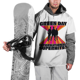 Накидка на куртку 3D с принтом International Superhits Green Day в Санкт-Петербурге, 100% полиэстер |  | american idiot | green day | альтернативный | билли джо армстронг | греен дай | грин дей | гриндей | группа | зелёный день | майк дёрнт | музыка | панк | поп | поппанк | рок | тре кул