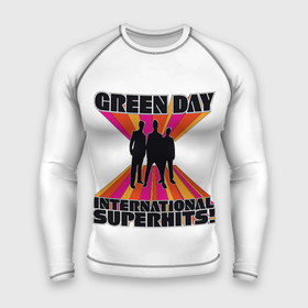 Мужской рашгард 3D с принтом International Superhits Green Day в Белгороде,  |  | american idiot | green day | альтернативный | билли джо армстронг | греен дай | грин дей | гриндей | группа | зелёный день | майк дёрнт | музыка | панк | поп | поппанк | рок | тре кул