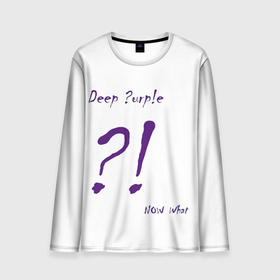 Мужской лонгслив 3D с принтом Now What Deep Purple в Петрозаводске, 100% полиэстер | длинные рукава, круглый вырез горловины, полуприлегающий силуэт | deep purple | альбом | гловер | группа | дееп | деп | ди | дип перпл | диперпл | дипперпл | иэн гиллан | иэн пэйс | лого | логотип | метал | морс | пепл | прогрессивный | психоделический | рок | символ | хард