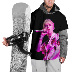 Накидка на куртку 3D с принтом МГК на концерте в Белгороде, 100% полиэстер |  | hip hop | machine gun kelly | mgk | rap | rep | исполнители | исполнитель | колсон бэйкер | машин ган келли | музыка | реп