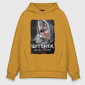 Мужское худи Oversize хлопок с принтом ВЕДЬМАК | WITCHER (Z) в Екатеринбурге, френч-терри — 70% хлопок, 30% полиэстер. Мягкий теплый начес внутри —100% хлопок | боковые карманы, эластичные манжеты и нижняя кромка, капюшон на магнитной кнопке | geralt | the witcher | the witcher wild hunt | witcher | wolf | ведьмак | ведьмак 3 | волк | геральт | охотник