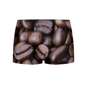 Мужские трусы 3D с принтом Кофейные зёрна , 50% хлопок, 50% полиэстер | классическая посадка, на поясе мягкая тканевая резинка | абстрактные | абстрактный | абстракция | еда | зёрна | зерно | зерновые | кофе | кофеёк | кофейные | напитки | напиток | питьё