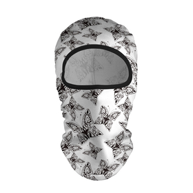 Балаклава 3D с принтом Ажурные черный бабочки в Санкт-Петербурге, 100% полиэстер, ткань с особыми свойствами — Activecool | плотность 150–180 г/м2; хорошо тянется, но при этом сохраняет форму. Закрывает шею, вокруг отверстия для глаз кайма. Единый размер | абстрактный | ажурные бабочки | детский | кружевной | модный | монохромный | современный | черный и белый