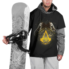 Накидка на куртку 3D с принтом Assassins crows в Кировске, 100% полиэстер |  | game | games | odyssey | origins | valhalla | ассасин | ассасин крид | ассасины | игра | игры