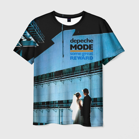 Мужская футболка 3D с принтом Some Great Reward   Depeche Mode в Белгороде, 100% полиэфир | прямой крой, круглый вырез горловины, длина до линии бедер | depeche mode | альбом | альтернативный | вестник моды | группа | депеш мод | депешмод | дэйв гаан | индастриал | мартин гор | музыка | новая волна | рок | синти поп | соме греат ревард | электроник
