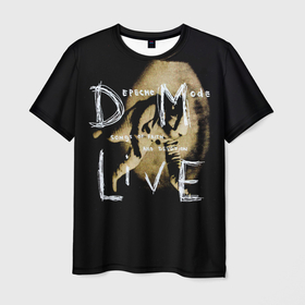 Мужская футболка 3D с принтом Songs of Faith and Devotion Live   Depeche Mode в Петрозаводске, 100% полиэфир | прямой крой, круглый вырез горловины, длина до линии бедер | depeche mode | альбом | альтернативный | вестник моды | группа | депеш мод | депешмод | дэйв гаан | индастриал | мартин гор | музыка | новая волна | рок | синти поп | электроник | энди флетчер