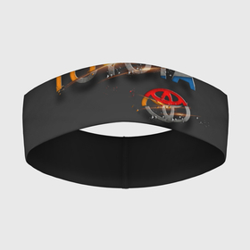 Повязка на голову 3D с принтом TOYOTA SHARDS в Петрозаводске,  |  | Тематика изображения на принте: toyota | авто | автомобиль | логотип | машина | надпись | текстура | тоета