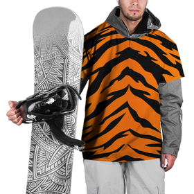 Накидка на куртку 3D с принтом Шкура тигра в Кировске, 100% полиэстер |  | Тематика изображения на принте: 2022 | tiger | животное | полосатый | полоски | полосы | тигр | хищник