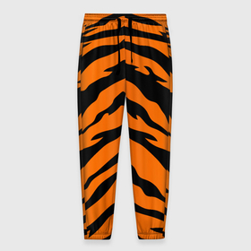 Мужские брюки 3D с принтом Шкура тигра в Белгороде, 100% полиэстер | манжеты по низу, эластичный пояс регулируется шнурком, по бокам два кармана без застежек, внутренняя часть кармана из мелкой сетки | 2022 | tiger | животное | полосатый | полоски | полосы | тигр | хищник