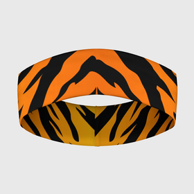 Повязка на голову 3D с принтом Шкура тигра в Тюмени,  |  | 2022 | tiger | животное | полосатый | полоски | полосы | тигр | хищник