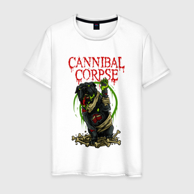 Мужская футболка хлопок с принтом Cannibal Corpse | Труп Каннибала в Курске, 100% хлопок | прямой крой, круглый вырез горловины, длина до линии бедер, слегка спущенное плечо. | cannibal | cannibal corpse | corpse | death metal | deathgrind | алекс уэбстер | брутальный дэт метал | дэт метал | дэтграйнд | пол мазуркевич | роб барретт | труп каннибала