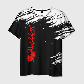 Мужская футболка 3D с принтом Токийские мстители , 100% полиэфир | прямой крой, круглый вырез горловины, длина до линии бедер | tokyo revengers | аниме | такэмити ханагаки | токийские мстители