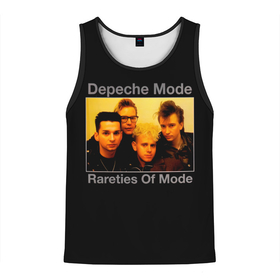 Мужская майка 3D с принтом Rareties of Mode   Depeche Mode в Екатеринбурге, 100% полиэстер | круглая горловина, приталенный силуэт, длина до линии бедра. Пройма и горловина окантованы тонкой бейкой | depeche mode | альбом | альтернативный | вестник моды | группа | депеш мод | депешмод | дэйв гаан | индастриал | мартин гор | музыка | новая волна | рок | синти поп | электроник | энди флетчер