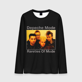 Мужской лонгслив 3D с принтом Rareties of Mode   Depeche Mode в Новосибирске, 100% полиэстер | длинные рукава, круглый вырез горловины, полуприлегающий силуэт | Тематика изображения на принте: depeche mode | альбом | альтернативный | вестник моды | группа | депеш мод | депешмод | дэйв гаан | индастриал | мартин гор | музыка | новая волна | рок | синти поп | электроник | энди флетчер