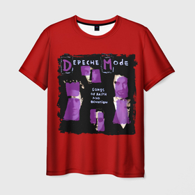Мужская футболка 3D с принтом Songs of Faith and Devotion   Depeche Mode в Новосибирске, 100% полиэфир | прямой крой, круглый вырез горловины, длина до линии бедер | depeche mode | альбом | альтернативный | вестник моды | группа | депеш мод | депешмод | дэйв гаан | индастриал | мартин гор | музыка | новая волна | рок | синти поп | электроник | энди флетчер
