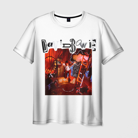 Мужская футболка 3D с принтом Never Let Me Down   David Bowie в Петрозаводске, 100% полиэфир | прямой крой, круглый вырез горловины, длина до линии бедер | david bowie | альтернативный | арт | боуи | глэм | девид | джаз | дэвед | дэвид | музыка | музыкант | певец | поп | психоделический | рок | соул | хард | экспериментальный | электронная | эмбиент