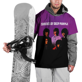 Накидка на куртку 3D с принтом Shades of Deep Purple , 100% полиэстер |  | deep purple | альбом | гловер | группа | дееп | деп | ди | дип перпл | диперпл | дипперпл | иэн гиллан | иэн пэйс | лого | логотип | метал | морс | пепл | прогрессивный | психоделический | рок | символ | хард