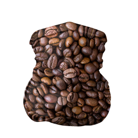 Бандана-труба 3D с принтом Кофемания в Петрозаводске, 100% полиэстер, ткань с особыми свойствами — Activecool | плотность 150‒180 г/м2; хорошо тянется, но сохраняет форму | black | coffee | coffee beans | coffeemania | roasted | жареные | зерна | кофе | кофейные | кофемания | черные