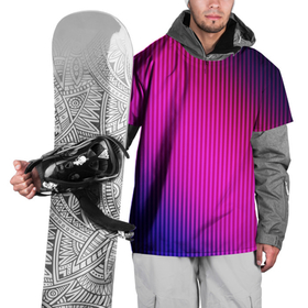 Накидка на куртку 3D с принтом Фиолетово малиновый градиент , 100% полиэстер |  | градиент | малиновый | модный | полосатый | современный | фиолетовый