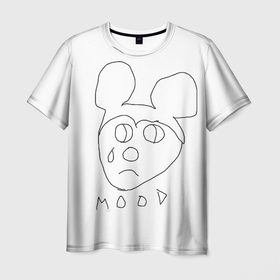 Мужская футболка 3D с принтом Самый весёлый в Кировске, 100% полиэфир | прямой крой, круглый вырез горловины, длина до линии бедер | gbc | lil peep | лил пип | музыкант | репер