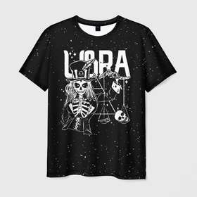 Мужская футболка 3D с принтом Dark Libra в Белгороде, 100% полиэфир | прямой крой, круглый вырез горловины, длина до линии бедер | libra | zodiac | астрология | весы | гороскоп | гороскопы | зз | знаки зодиака | зодиак